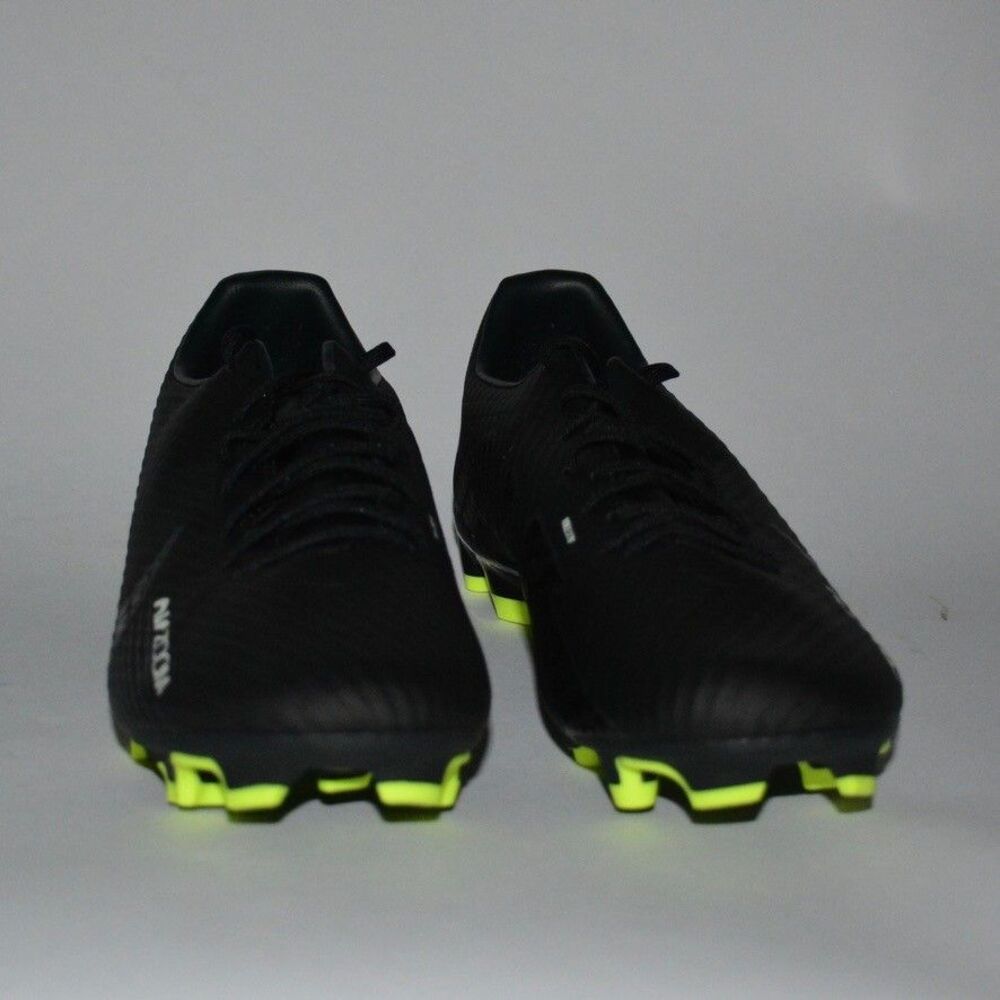 Nike Mercurial Vapor 15 Academy FG/MG Size 9 Black Grey Volt DJ5631-001 Cleat - Picture 4 of 8